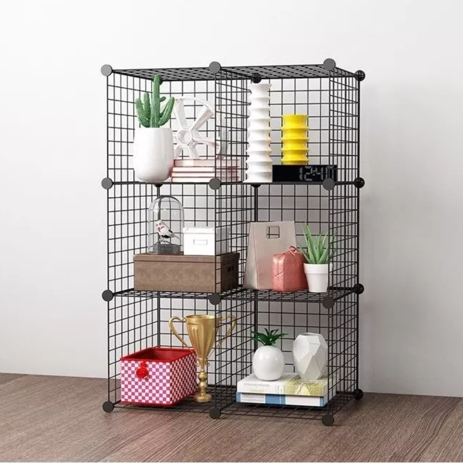 ORGANIZADOR IMPORTCLICK ARMARIO METÁLICO 6 CUBOS 111X75X37 CM ACERO - 4