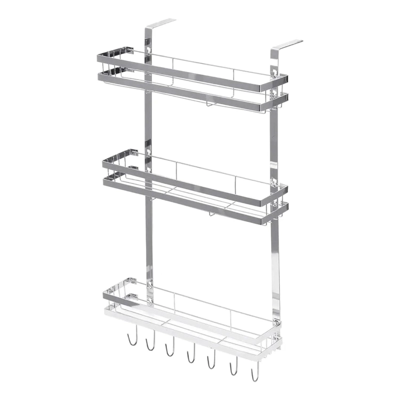 ORGANIZADOR IMPORTCLICK ESTANTE LATERAL REFRIGERADOR MULTIFUNCIONAL COCINA ALUMINIO - 1