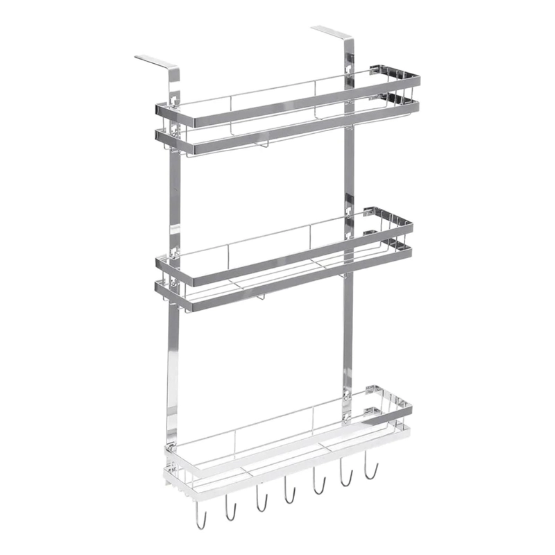 ORGANIZADOR IMPORTCLICK ESTANTE LATERAL REFRIGERADOR MULTIFUNCIONAL COCINA ALUMINIO - 4