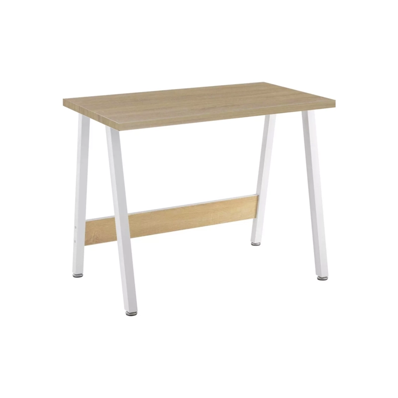 ESCRITORIO MESA OFICINA OAK 100 X 58 X 75 CM BLANCO - 1