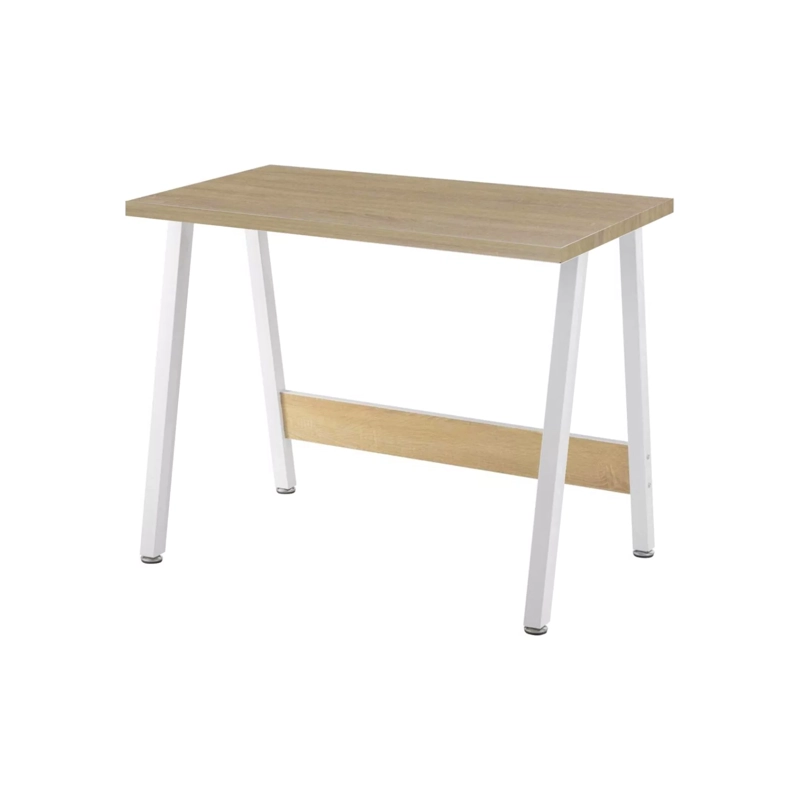 ESCRITORIO MESA OFICINA OAK 100 X 58 X 75 CM BLANCO - 2