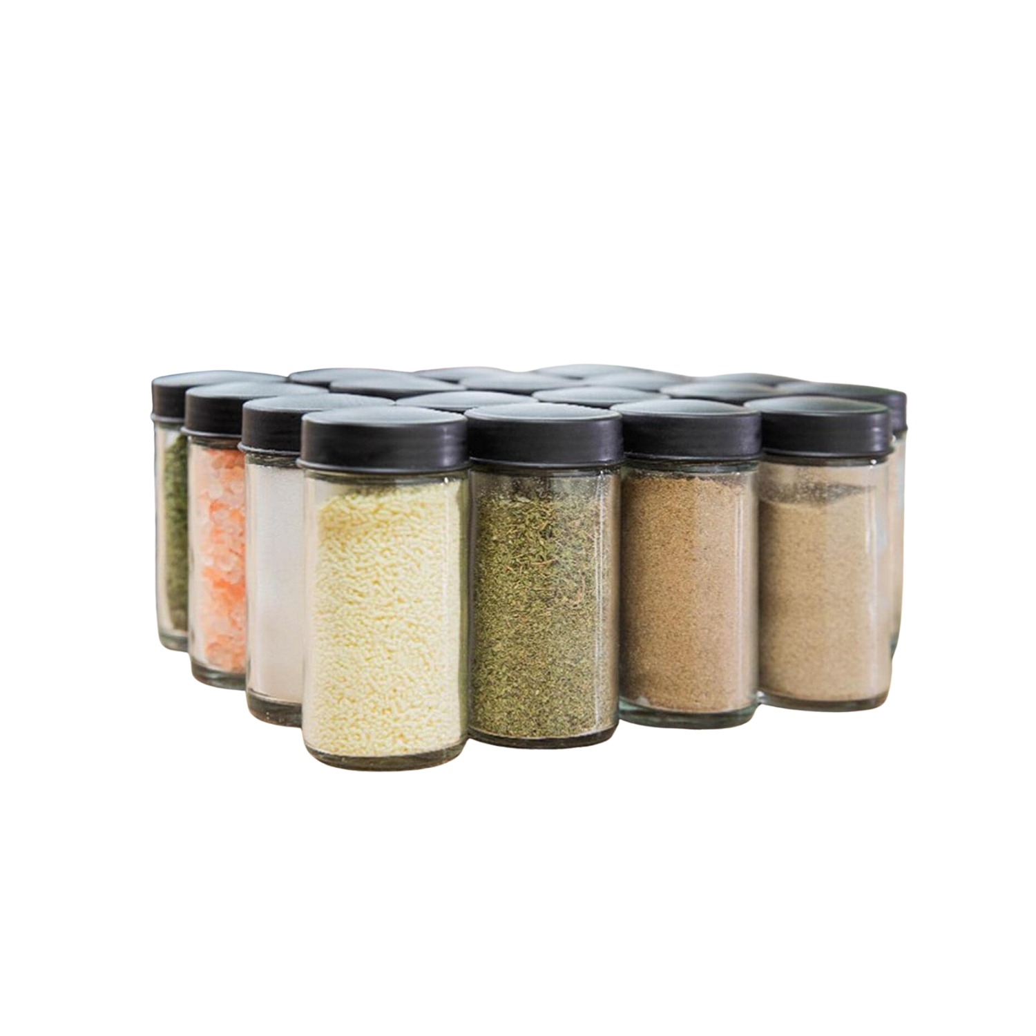 ESPECIERO CONDEMENTERO GIRATORIO COCINA MULTIUSO 18 FRASCOS NEGRO - 2