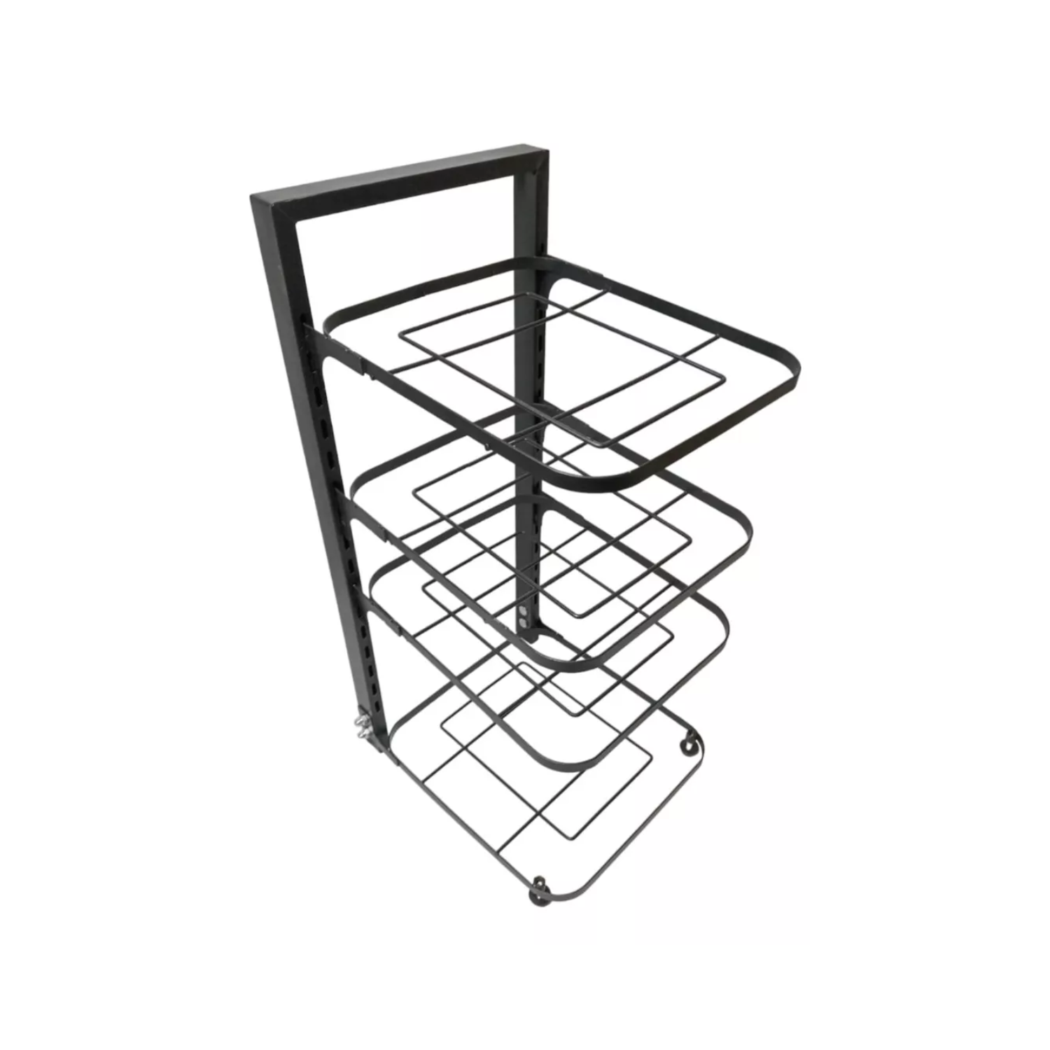 ESTANTE ORGANIZADOR IMPORTCLICK MODULAR OLLAS SARTENES COCINA MULTIUSO NEGRO METAL - 2