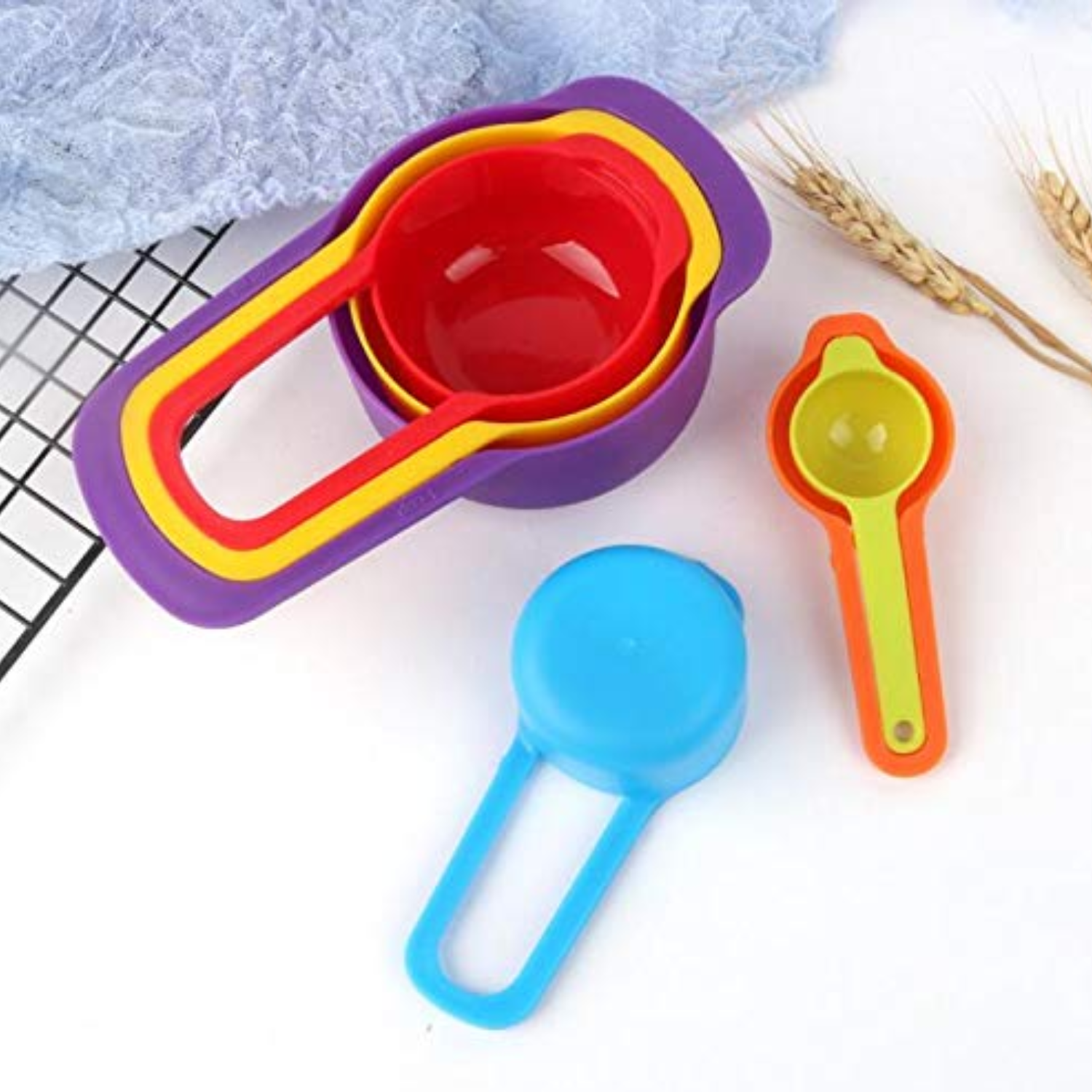 SET 6 CUCHARAS MEDIDORAS REPOSTERÍA COLORES 250 ML - 5