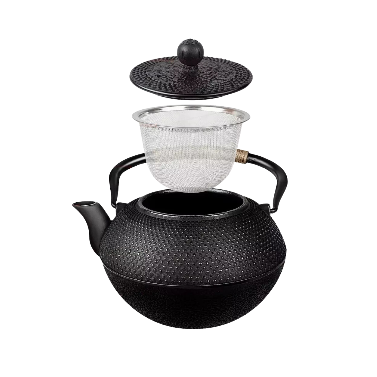 TETERA JAPONESA HIERRO FUNDIDO DURADERO INFUSOR ACERO INOXIDABLE - 2