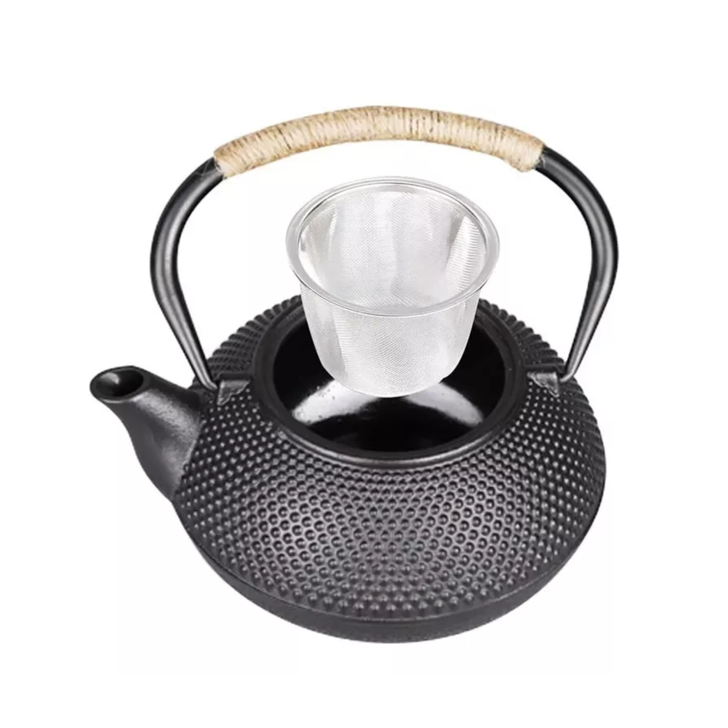 TETERA JAPONESA HIERRO FUNDIDO DURADERO INFUSOR ACERO INOXIDABLE - 3