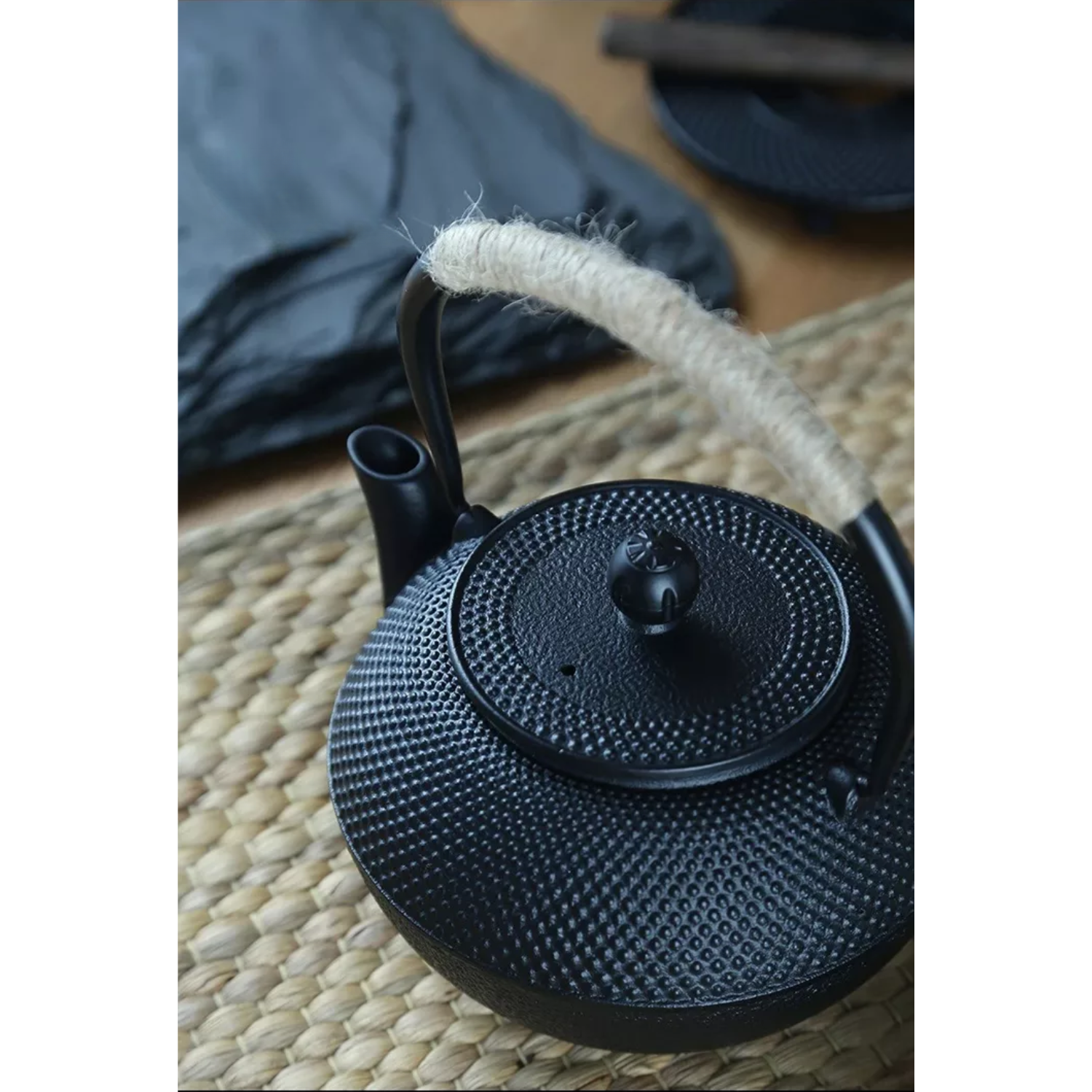 TETERA JAPONESA HIERRO FUNDIDO DURADERO INFUSOR ACERO INOXIDABLE - 4