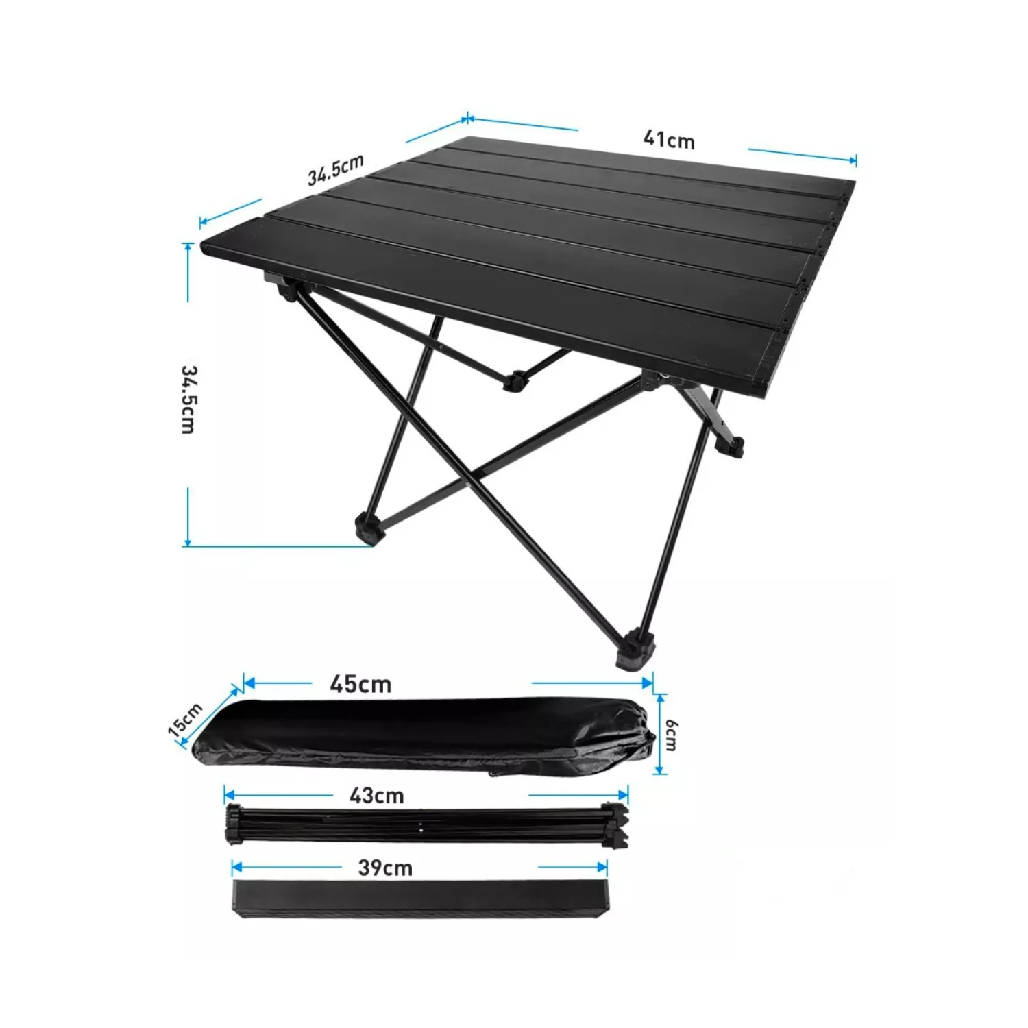 MESA CAMPING IMPORTCLICK PEGABLE ALUMINIO BOLSO PORTÁTIL - 3