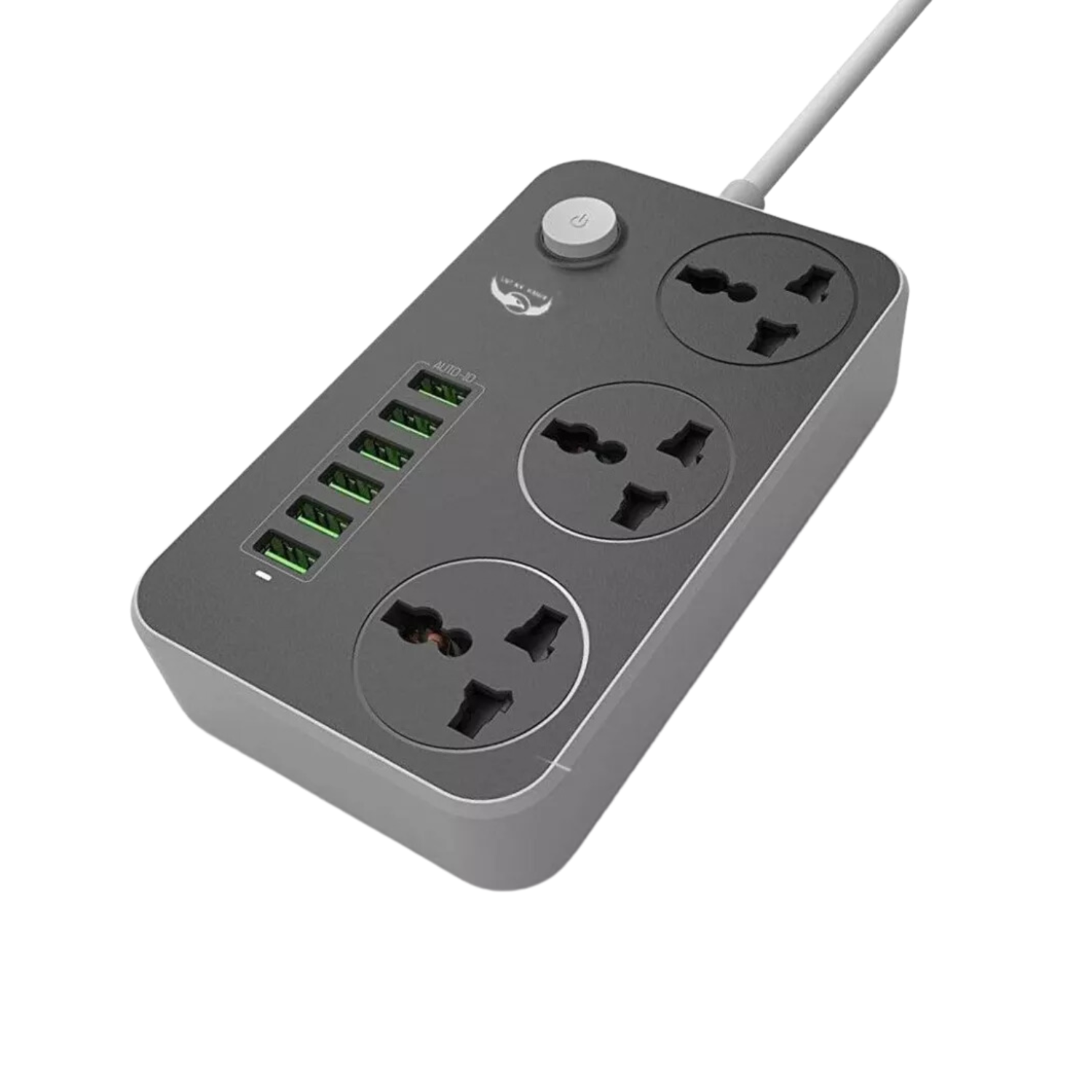 ALARGADOR CORRIENTE 3 POSICIONES 6 USB 2 M 220V - 2