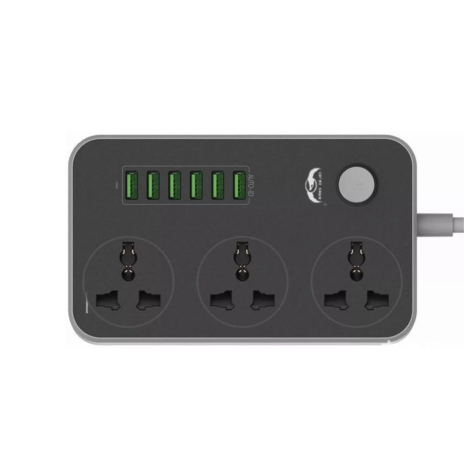 ALARGADOR CORRIENTE 3 POSICIONES 6 USB 2 M 220V - 3