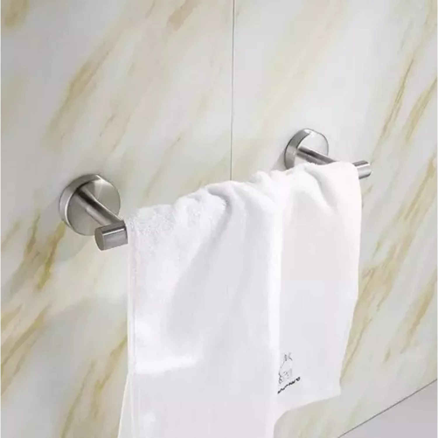 SET 5 ACCESORIOS BAÑO ACERO INOXIDABLE BAÑO FÁCIL INSTALACIÓN - 5