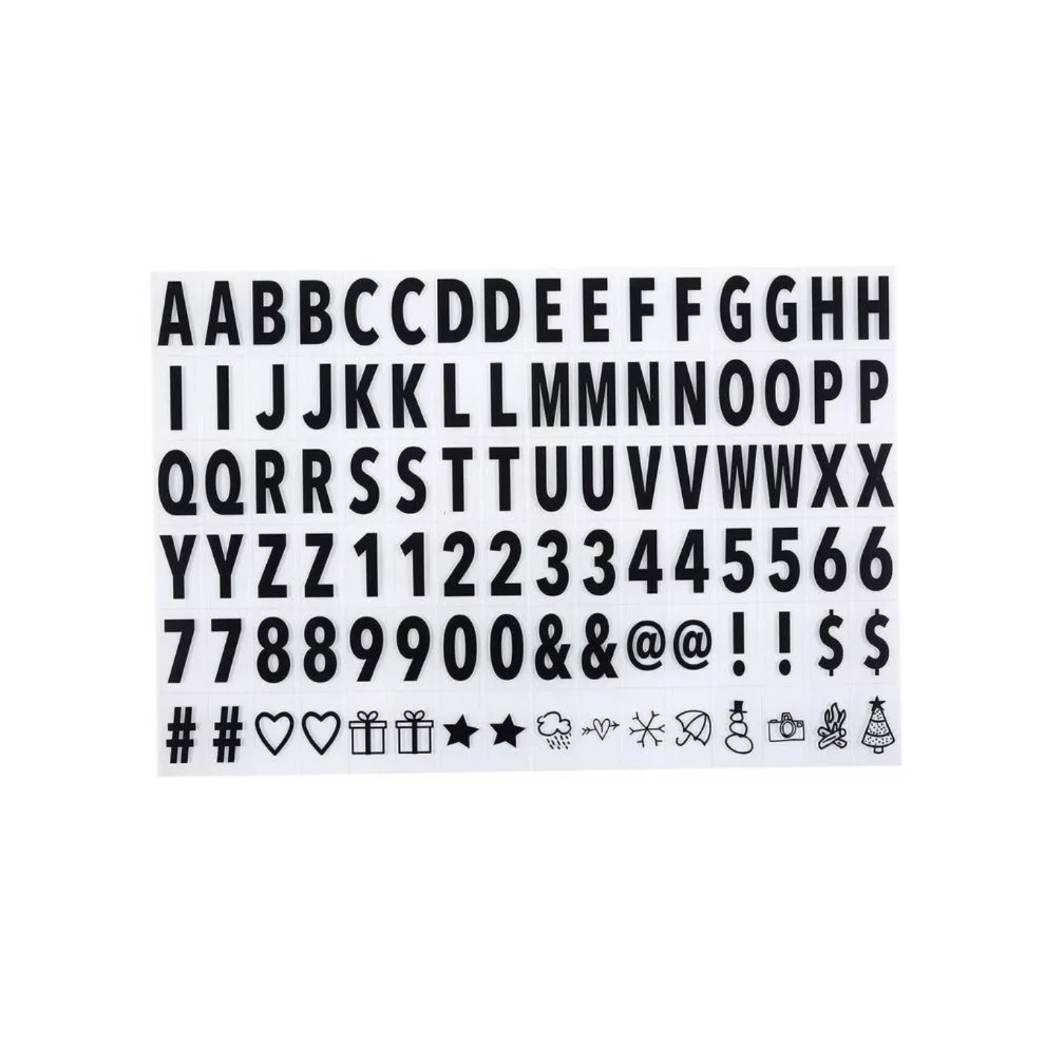 PIZARRA LUMINOSA LUZ LED A4 CARTEL LETRAS EMOJIS NEGRO - 2