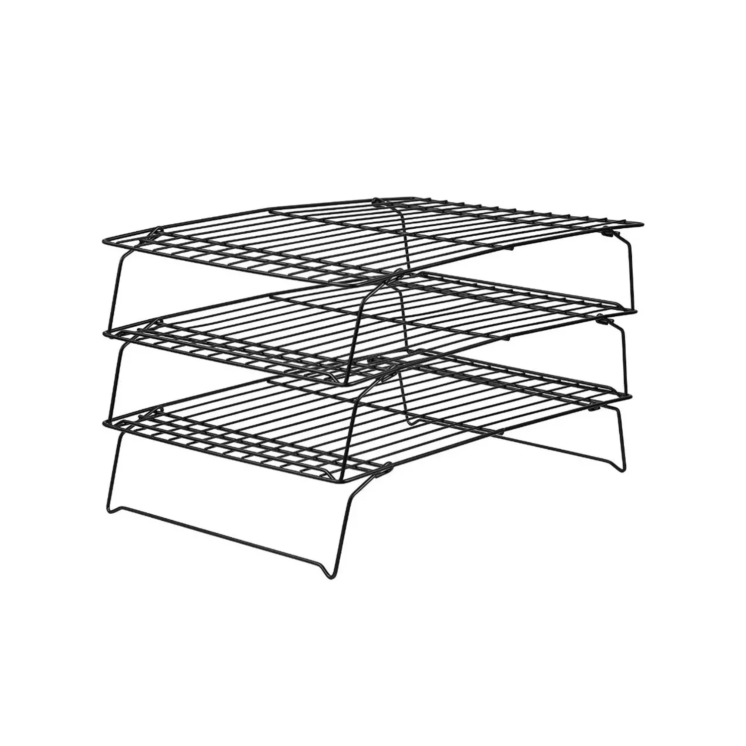 REJILLAS 3 NIVELES GALLETA PAN ALIMENTOS ACERO INOXIDABLE 40X24.7 CM - 1