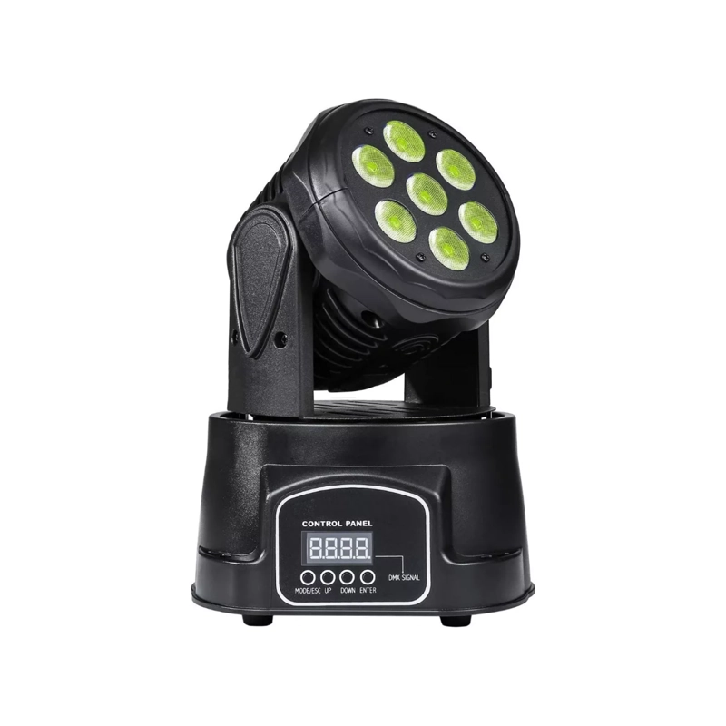 PACK 4 FOCOS LED MÓVIL ROBÓTICO FIESTA DISCOTHEQUE COLORES 220V - 2