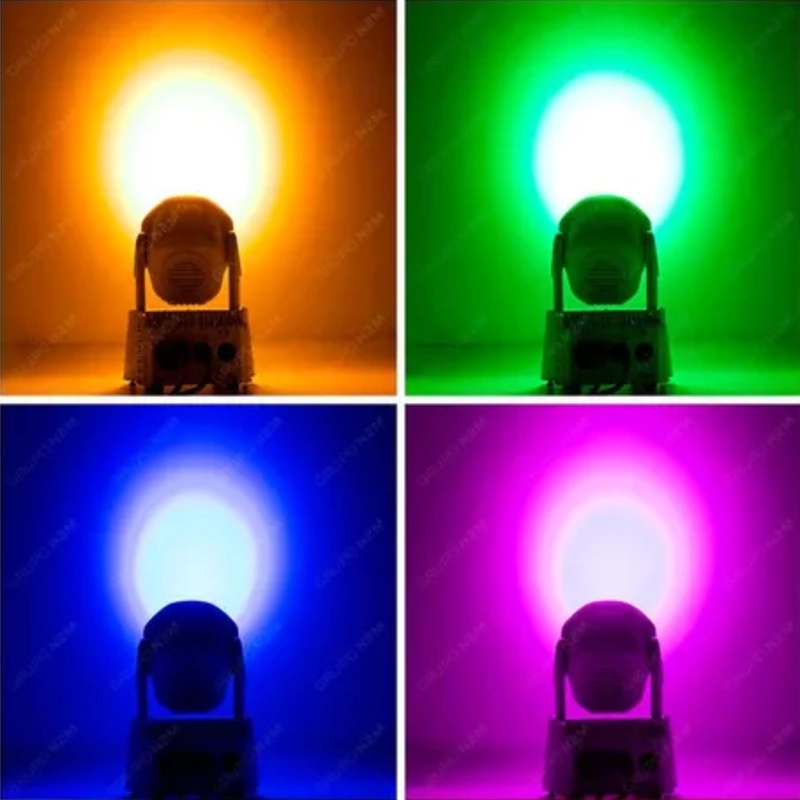 PACK 4 FOCOS LED MÓVIL ROBÓTICO FIESTA DISCOTHEQUE COLORES 220V - 5
