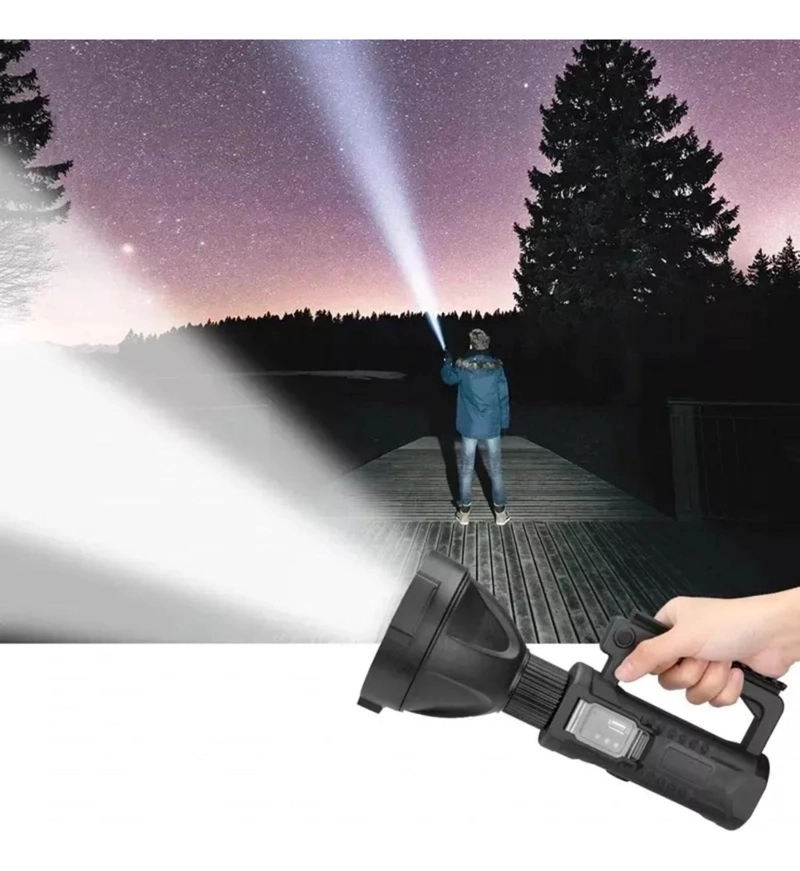 FOCO LINTERNA IMPORTCLICK TRÍPODE LED LUZ BLANCO FRÍO USB 600 M - 5
