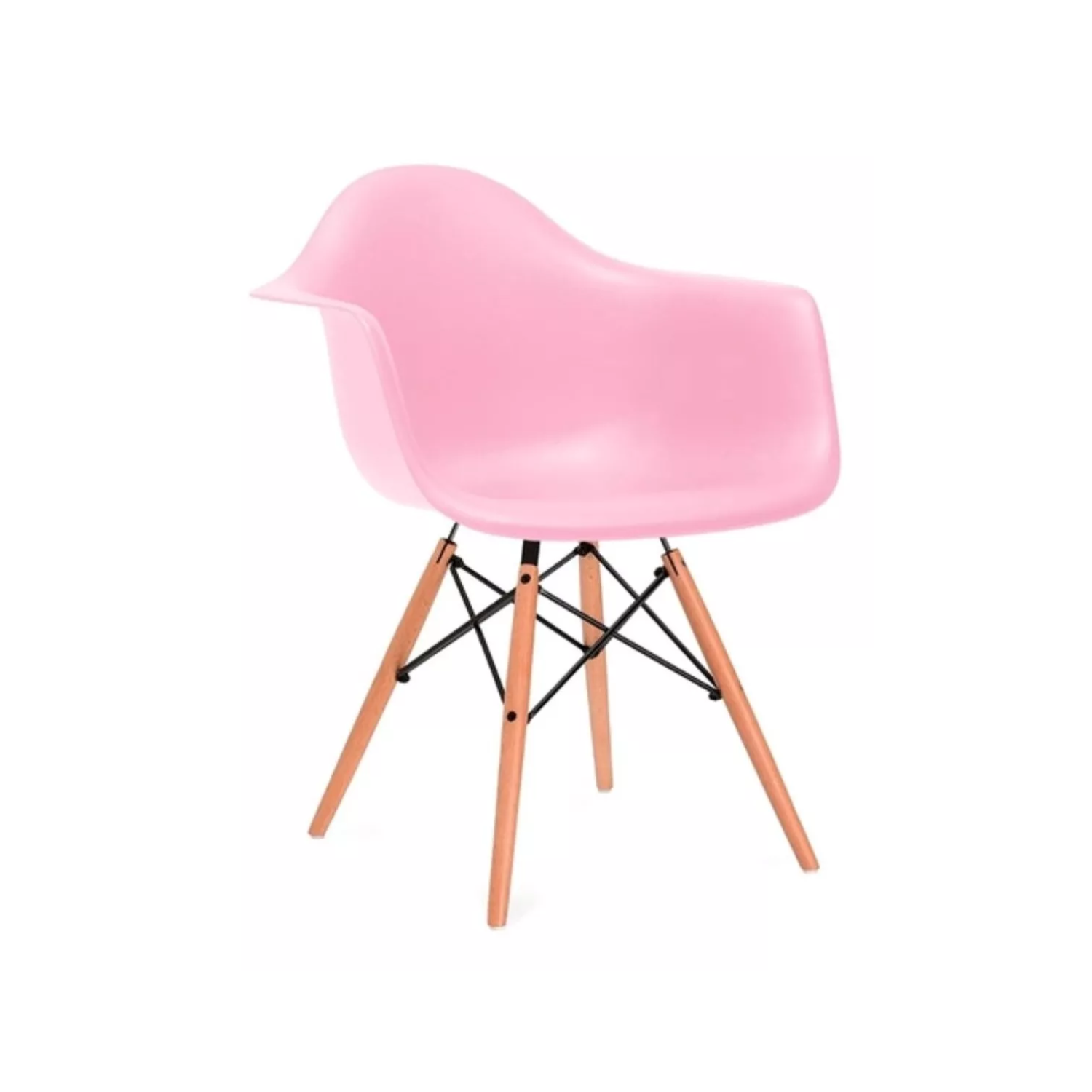 SILLA IMPORTCLICK ROSADO COMEDOR EAMES HOGAR BUTACA ESTRUCTURA - 1