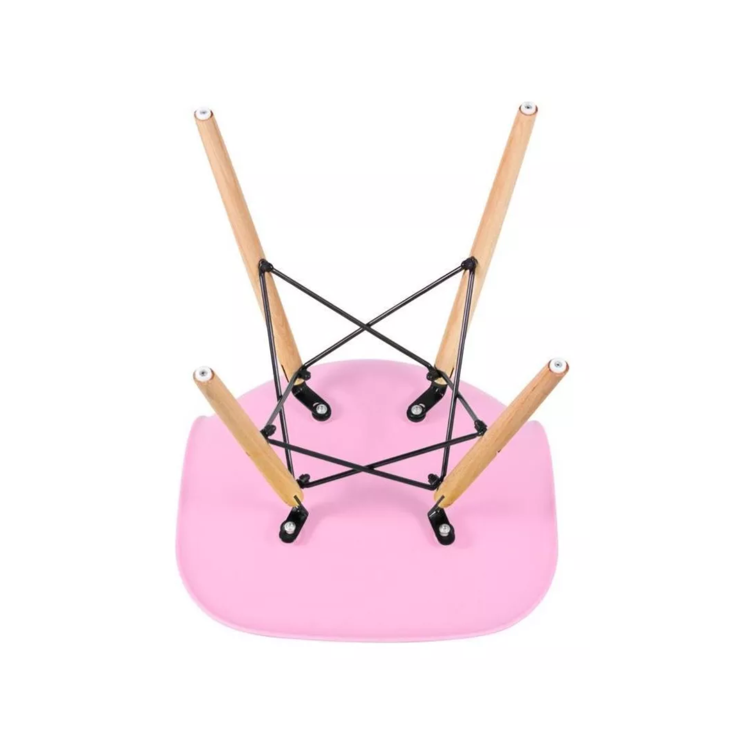 SILLA IMPORTCLICK ROSADO COMEDOR EAMES HOGAR BUTACA ESTRUCTURA - 4