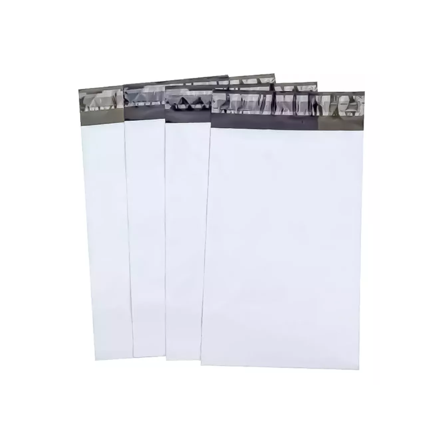 PACK 100 BOLSAS EMBALAJE COURIER AUTOADHESIVO DESPACHO 35X45 CM BLANCA - 1
