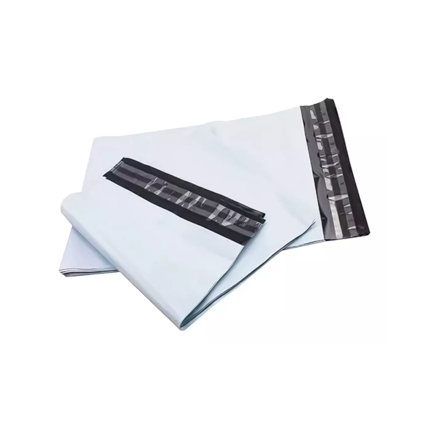 PACK 100 BOLSAS EMBALAJE COURIER AUTOADHESIVO DESPACHO 35X45 CM BLANCA - 2