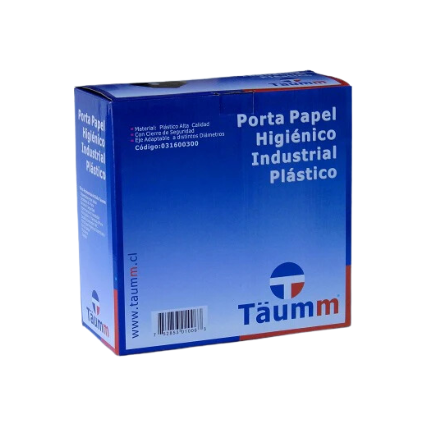 DISPENSADOR PAPEL HIGIÉNICO ACRÍLICO LLAVES AZUL - 4