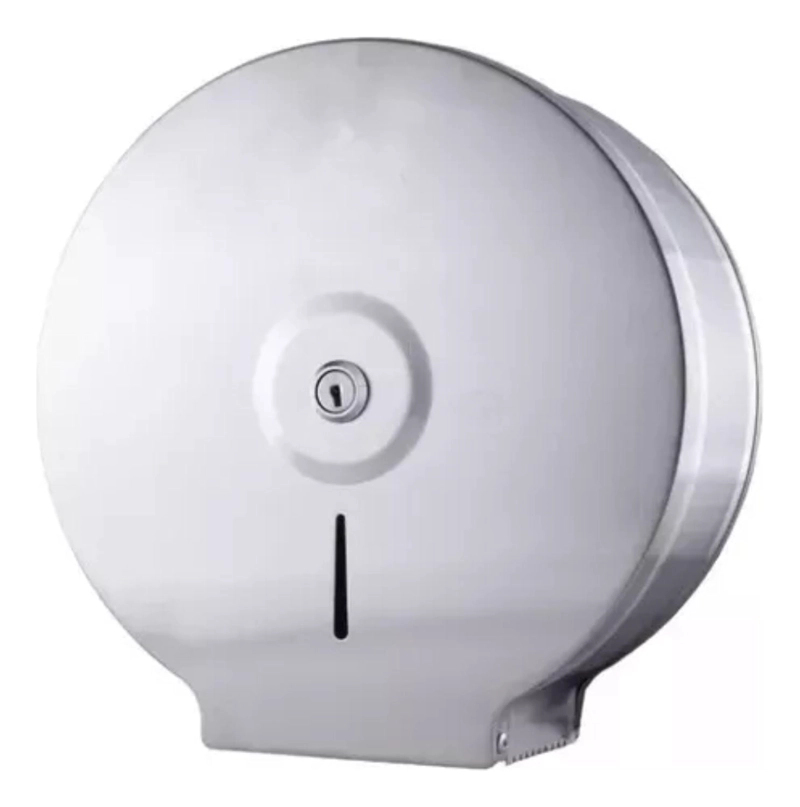 DISPENSADOR PAPEL HIGIE NICO ACERO INOXIDABLE 500 M LLAVES - 2
