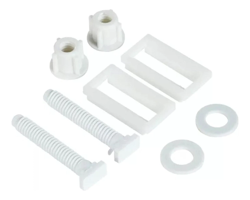 TAPA BAÑO WC ASIENTO INODORO REDONDO UNIVERSAL 6X36X42 CM BLANCO - 4