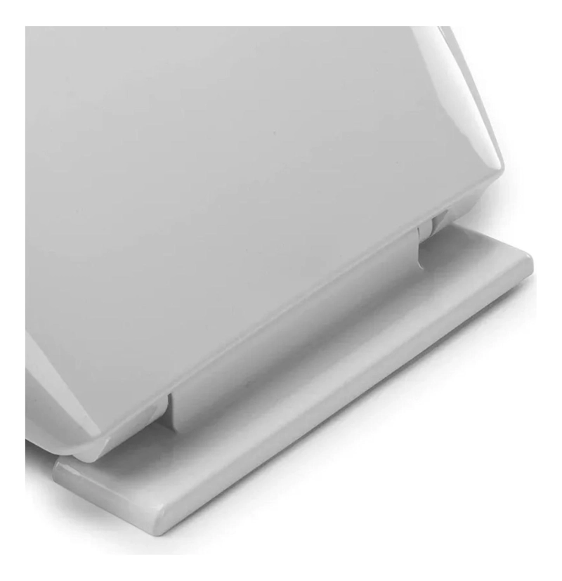 TAPA BAÑO WC ASIENTO INODORO REDONDO UNIVERSAL 6X36X42 CM BLANCO - 5