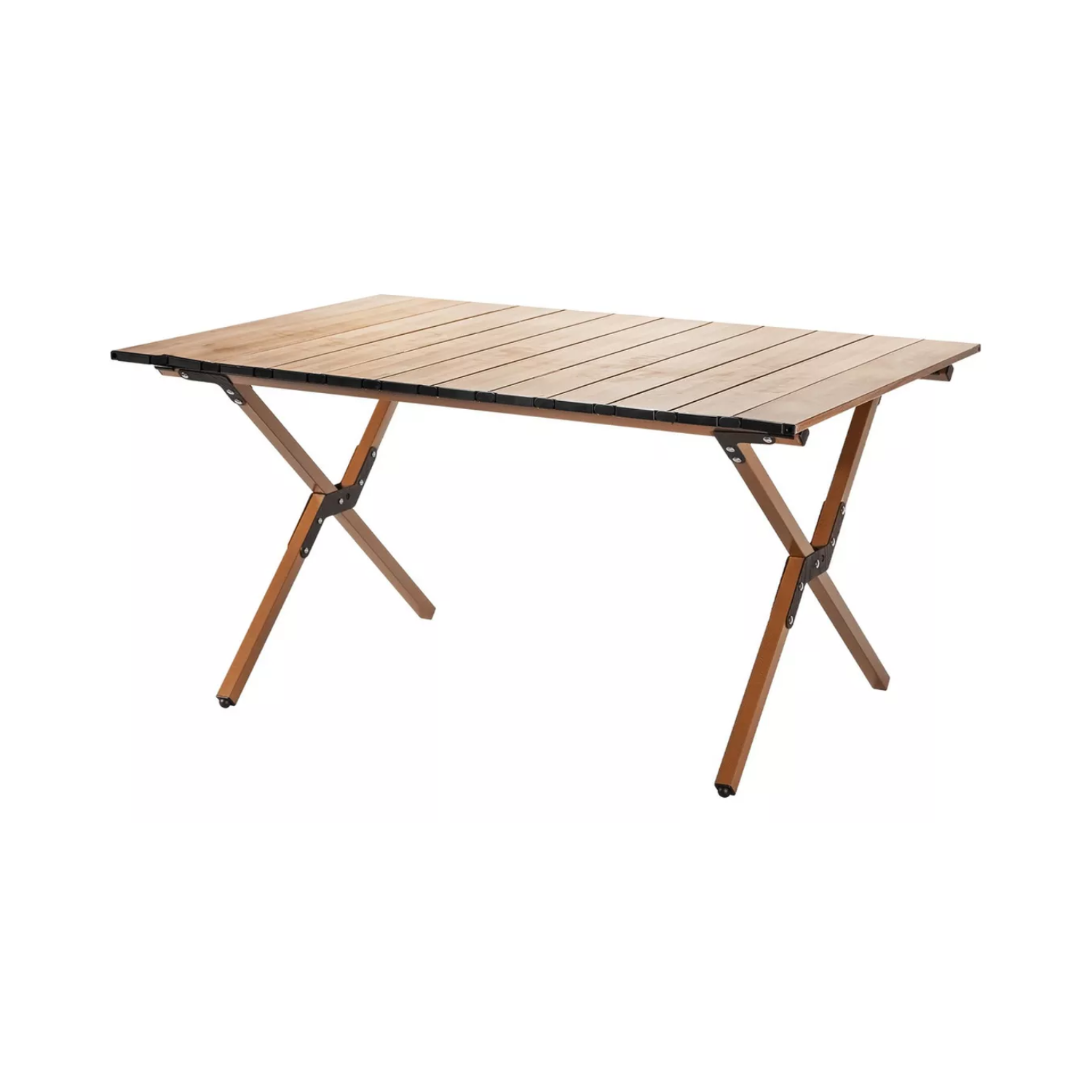 MESA IMPORTCLICK PEGABLE RECTÁNGULAR MULTIUSO PORTÁTIL CAMPING VIAJE 90X60 CM MADERA - 1
