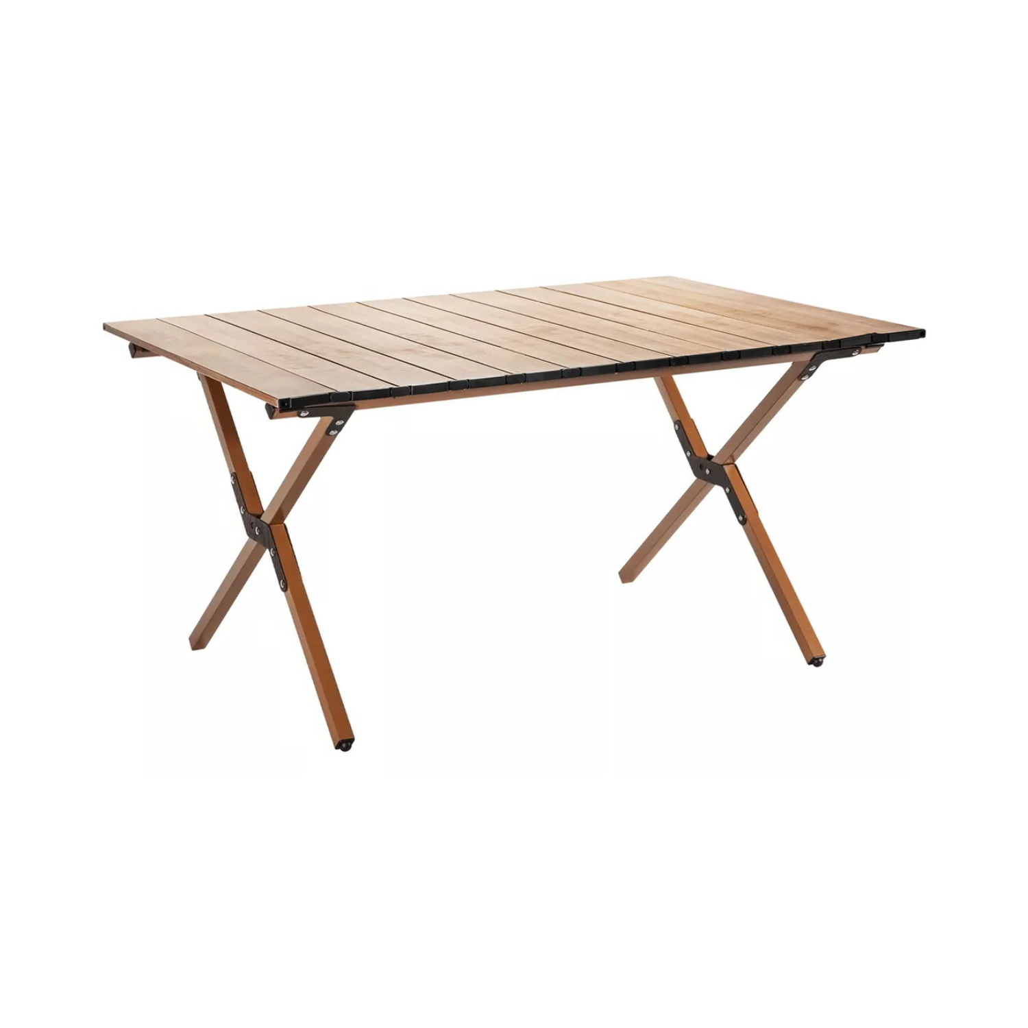 MESA IMPORTCLICK PEGABLE RECTÁNGULAR MULTIUSO PORTÁTIL CAMPING VIAJE 90X60 CM MADERA - 2