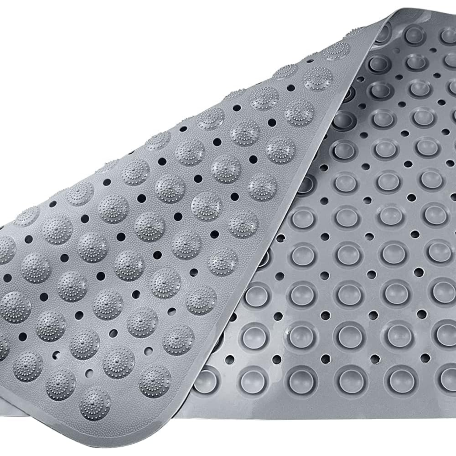 ALFOMBRA IMPORTCLICK TAPETE NATURAL GOMA ANTIDESLIZANTE PISO DUCHA BAÑO GRIS 60 X 90 CM - 3
