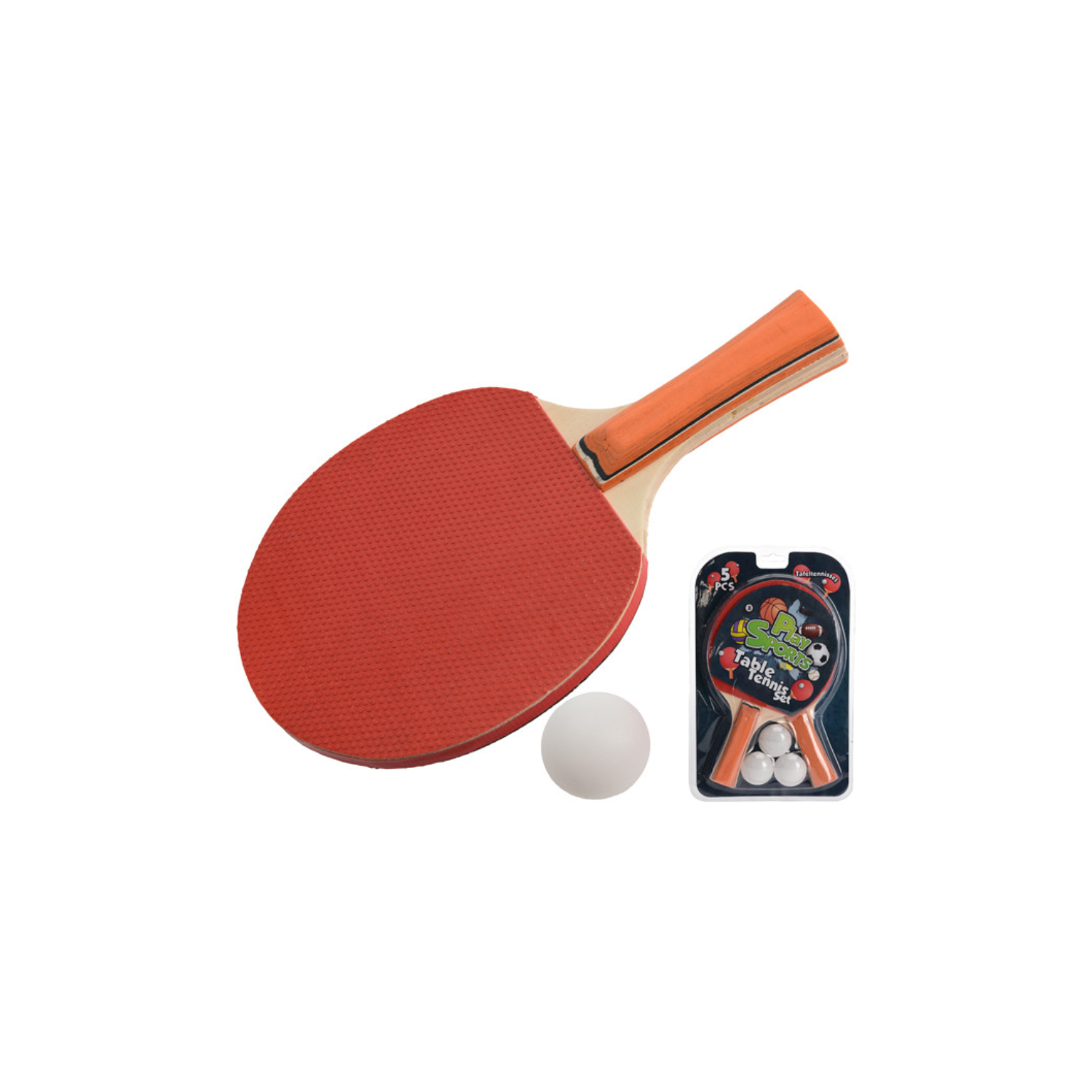 SET 2 PALETAS PING PONG 3 PELOTAS DLX - 3