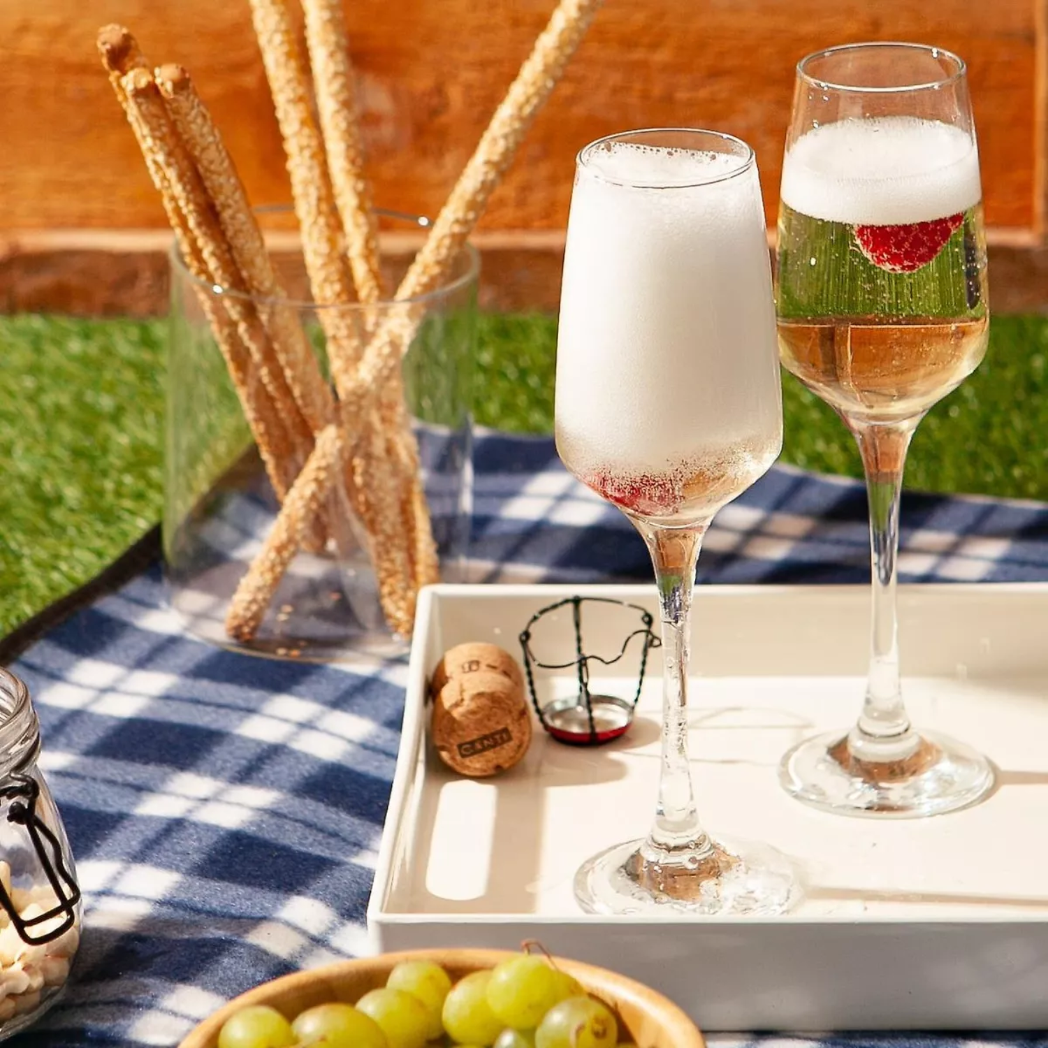 SET 6 COPAS CHAMPAGNE CÓCTEL VIDRIO 230 ML CRISTAL - 5