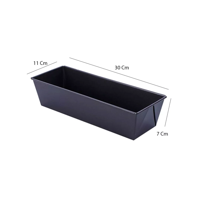 PACK 2 MOLDES RECTANGULAR QUEQUES PAN ANTIADHERENTE 30 CM - 2