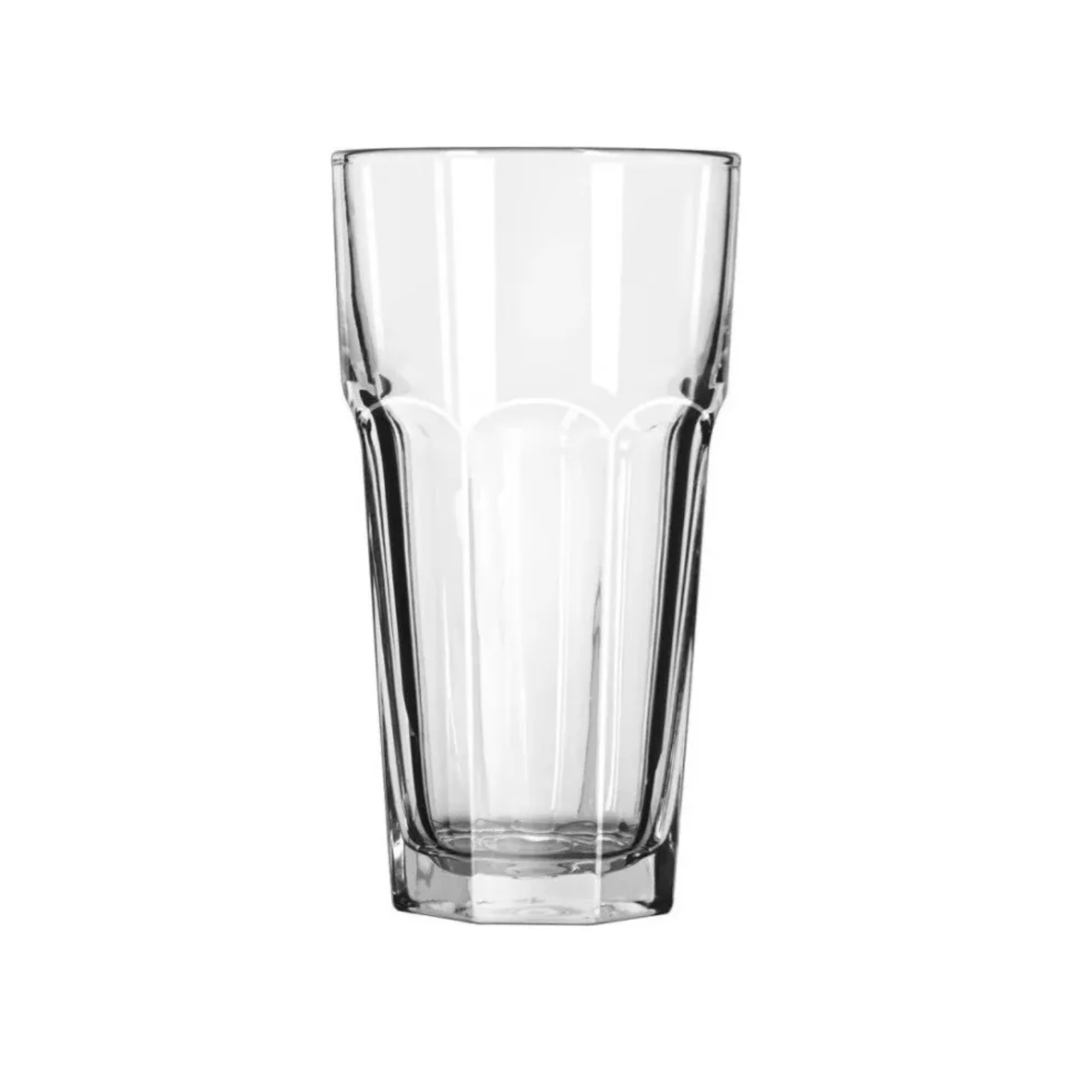 SET 6 VASOS AGUA BEBIDA CÓCTEL VIDRIO 468 ML TRANSPARENTE - 1