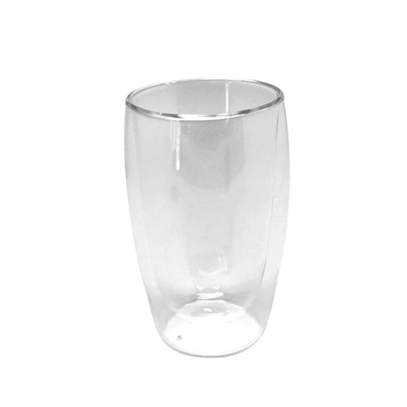 PACK 2 VASOS DOBLE PARED VIDRIO 473 ML TRANSPARENTE - 2