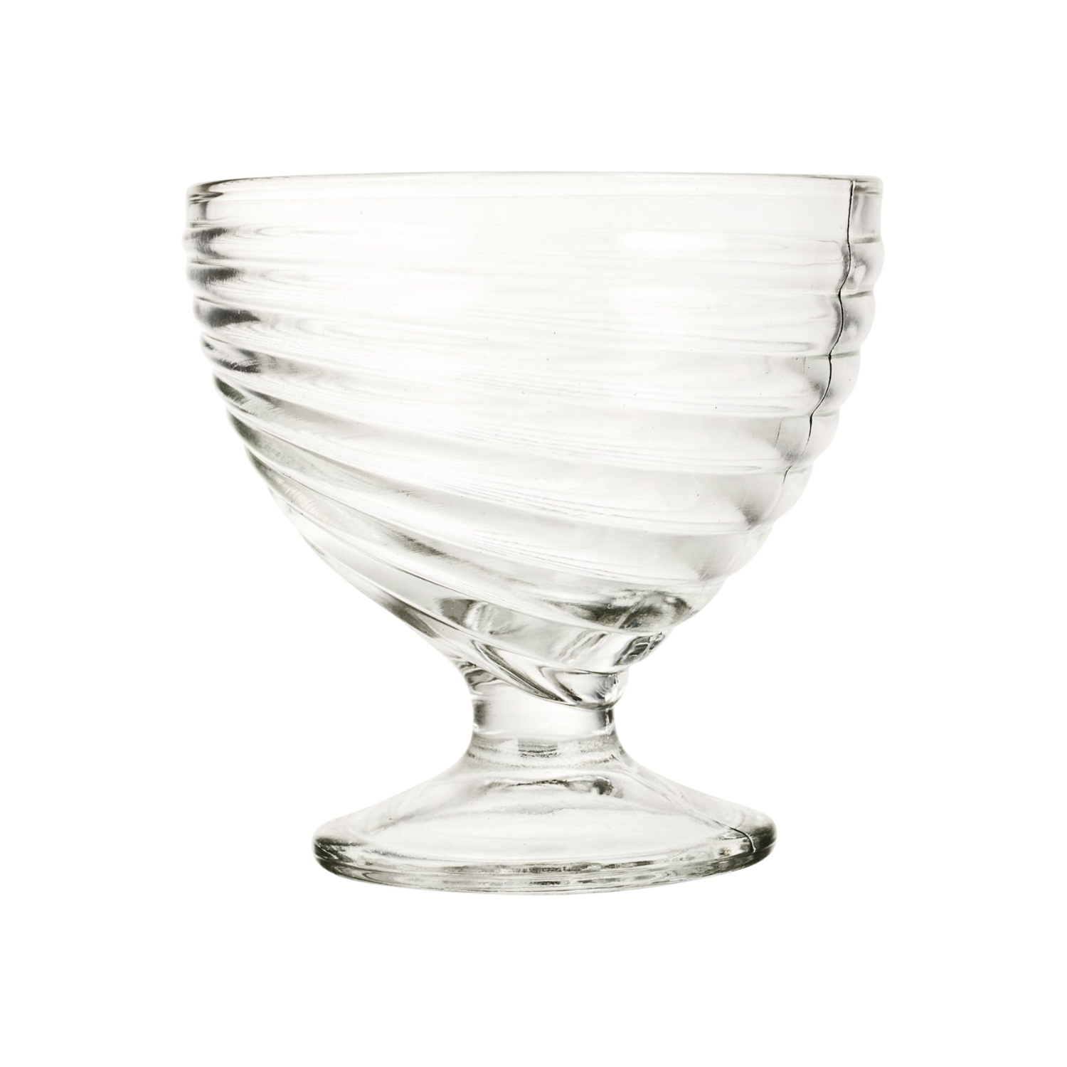 SET 4 COPAS ELEGANTE HELADOS POSTRES VIDRIO 300 ML - 4