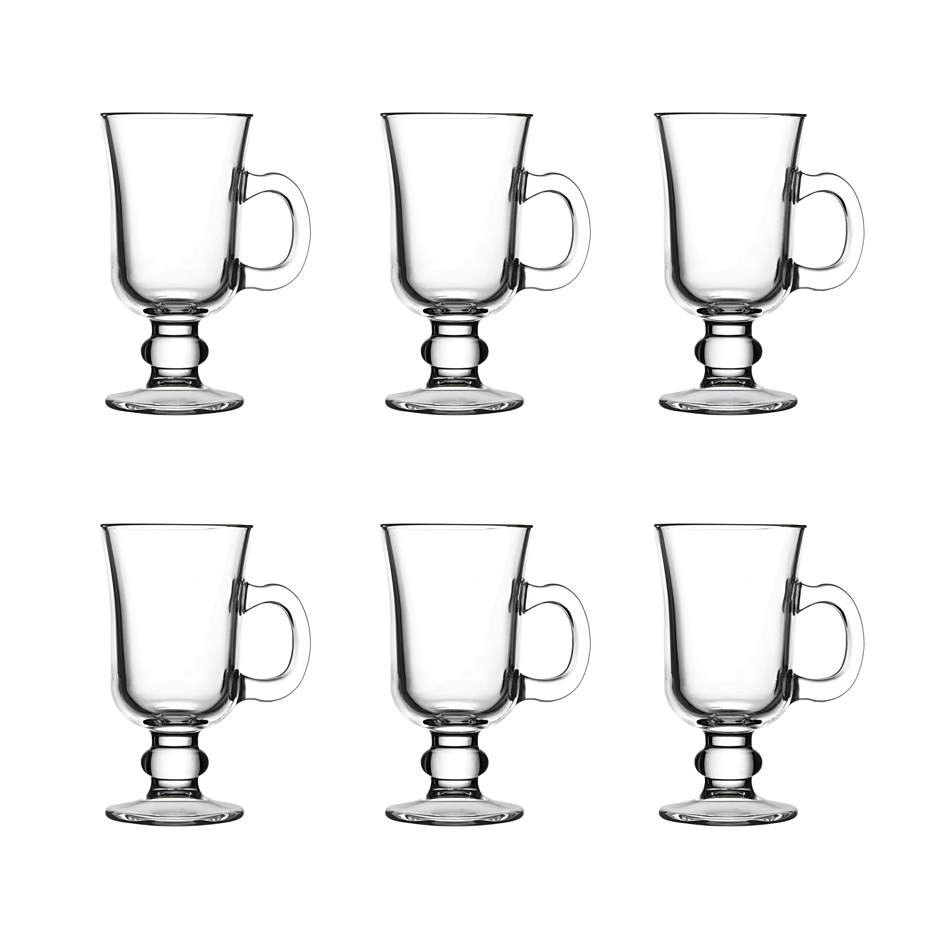 SET 6 TAZAS CAFÉ ESPRESSO VIDRIO 125 ML - 1