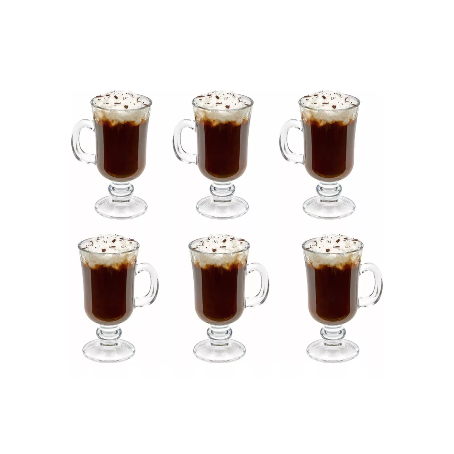 SET 6 TAZAS CAFÉ ESPRESSO VIDRIO 125 ML - 2