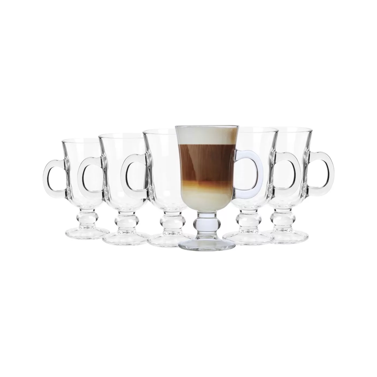 SET 6 TAZAS CAFÉ ESPRESSO VIDRIO 125 ML - 4