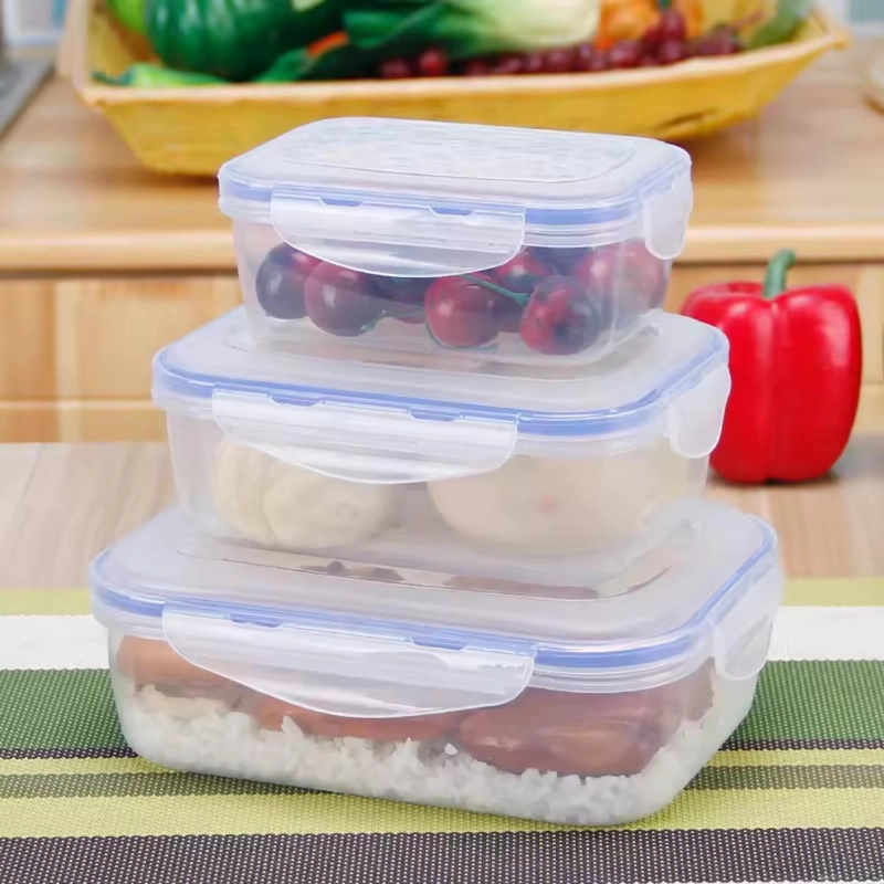 SET 4 TUPPER HERME TICOS ALIMENTOS PLASTICO AZUL - 4