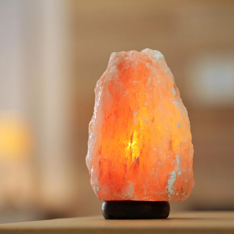 LAMPARA MESA SAL HIMALAYA PIEDRA 2 - 3 KG - 4