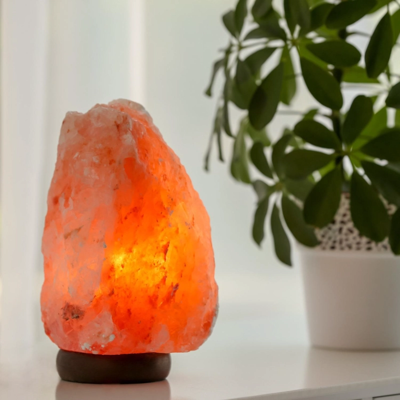 LAMPARA MESA SAL HIMALAYA PIEDRA 2 - 3 KG - 5