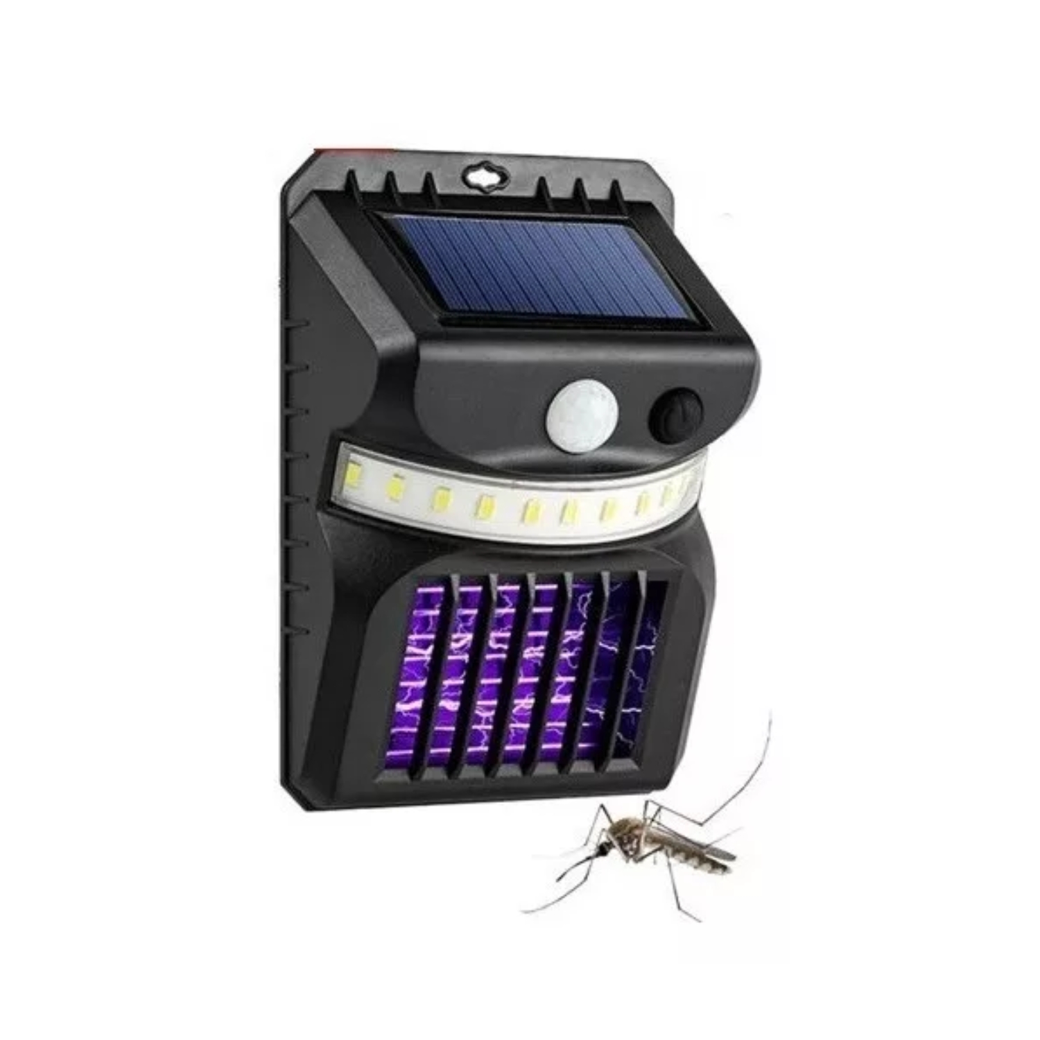 LÁMPARA SOLAR REPELENTE MATA MOSQUITOS INSECTOS ZANCUDO - 1
