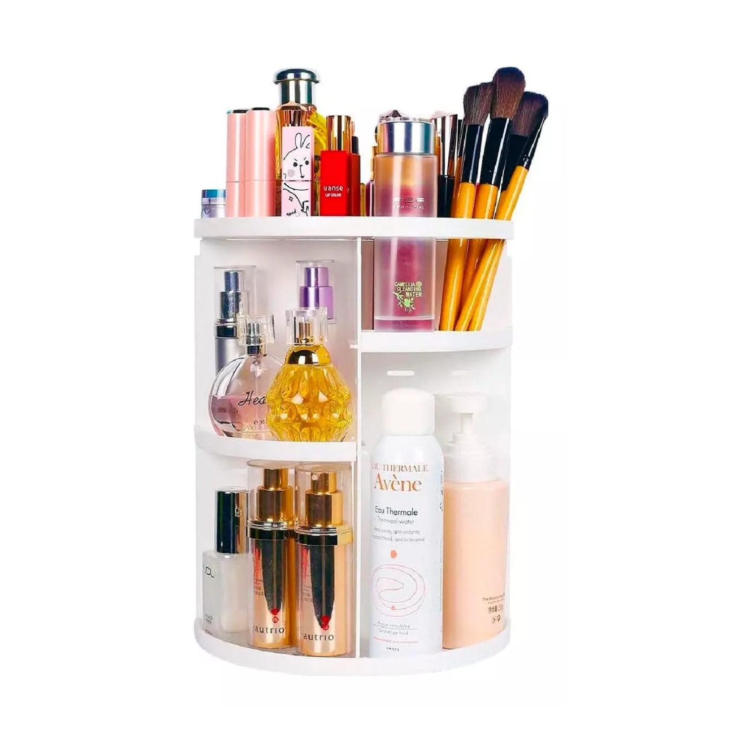 ORGANIZADOR MAQUILLAJE COSMETIQUERO GIRATORIO 360° - 4