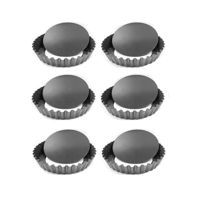 PACK 6 MOLDES DESMONTABLE INDIVIDUAL REPOSTERIA 10,5 CM - 1