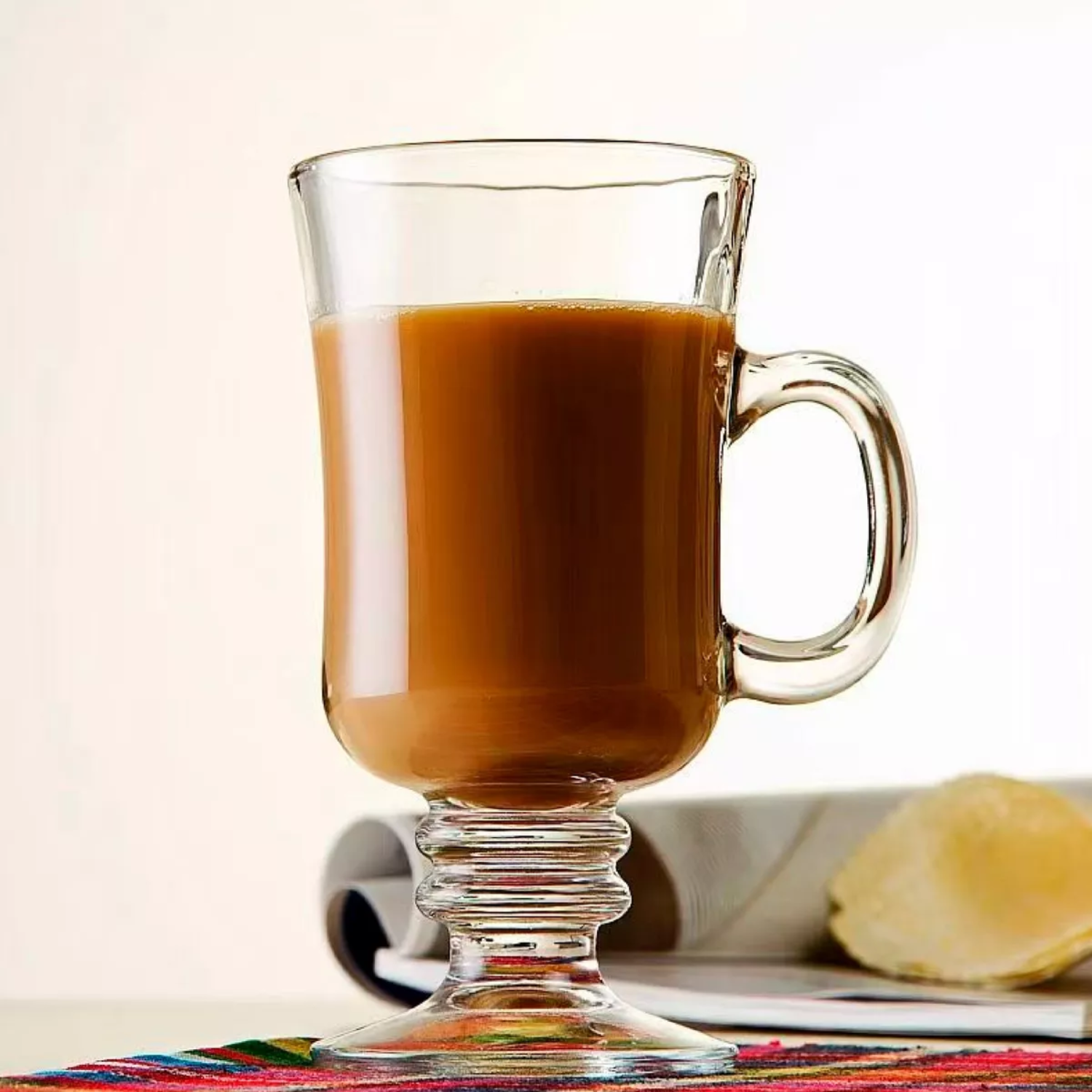 SET 6 TAZAS CAFÉ CAPUCCINO VIDRIO 250 ML - 4