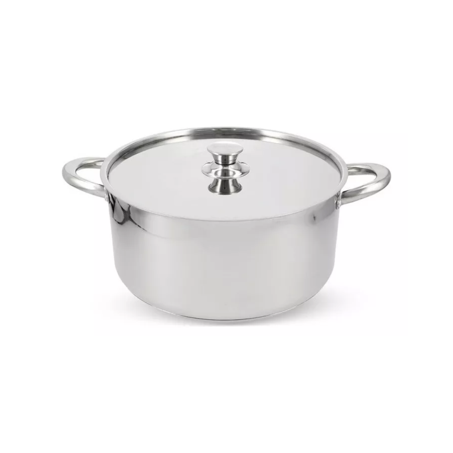 JUEGO BATERÍA 6 PIEZAS OLLA COCINA ACERO INOXIDABLE PLATEADO - 3