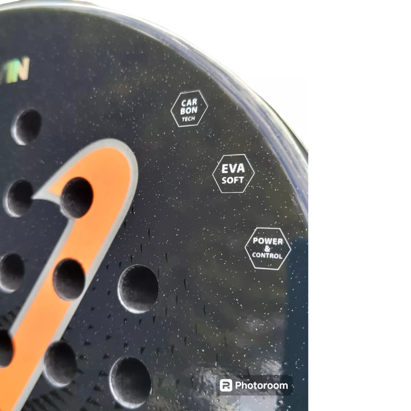 PALA PÁDEL CARBÓN FUNDA POWER CONTROL NARANJO - 3
