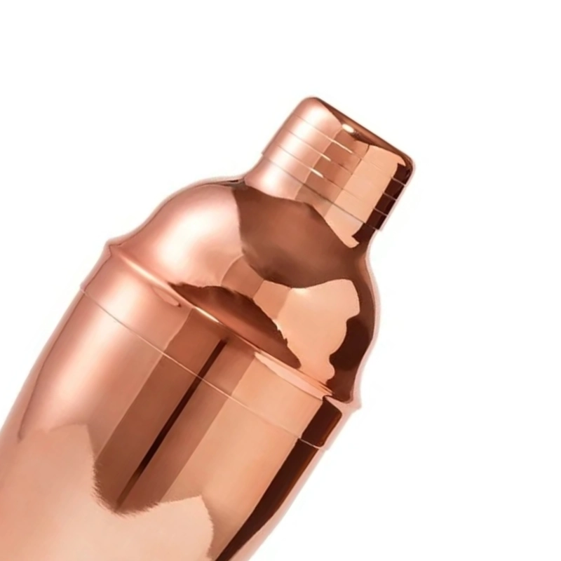 COCTELERA MEZCLADORA TRAGOS ACERO INOXIDABLE HAMBERLY 550 ML COBRE - 3